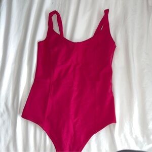 Abercrombie & Fitch Sleeveless Bodysuit Berry Pink Size M